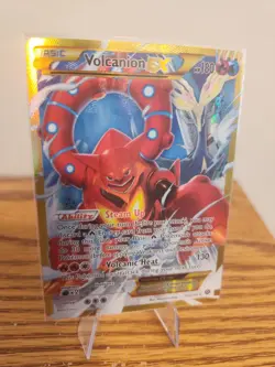 2016 Volcanion EX Secret Rare 115/114 Pokemon TCG: XY Steam Siege Holo Full Art - Image 1