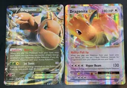 Dragonite EX 72/108, Dragonite EX 74/111 JUMBO/OVERSIZED Lot Pokemon Cards - Image 1