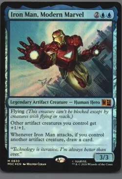 Commander: Marvel Super Heroes #830 Iron Man, Modern Marvel - Image 1