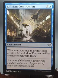 Efficient Construction Commander Masters MTG Regular Near Mint - Image 1