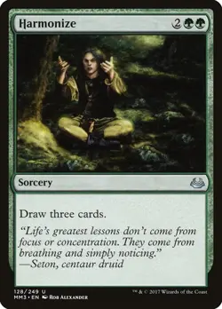 MTG Foil - Harmonize - 128 / MP / English - Image 1