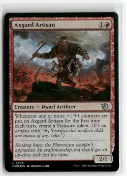 Axgard Artisan FOIL March of the Machine MTG NM - Image 1
