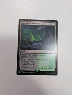 MTG - Temple of Malady - Fallout (PIP) NM/M Condition - Image 1
