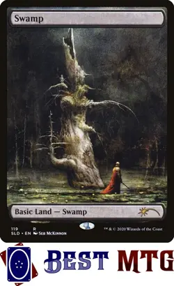 Magic The Gathering MTG Swamp (2020) 119 Foil NM Secret Lair Drop - Image 1