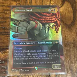 Amarant Coral (Borderless) Commander: Final Fantasy Foil FIC 0457 Near Mint - Image 1