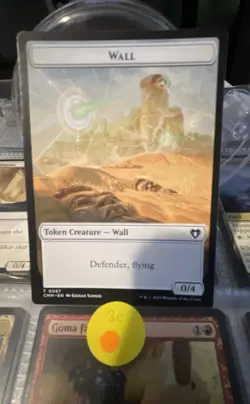 Wall Kor Ally Double-Sided Token Commander Masters Regular - Image 1