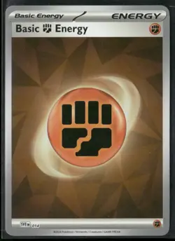 Pokemon Scarlet & Violet Prismatic Evolutions 014 Holo - Basic Fighting Energy - Image 1