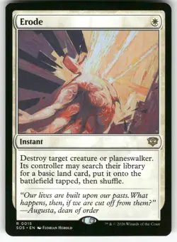 Erode 15 Rare Secrets of Strixhaven Magic: The Gathering Near Mint - Image 1