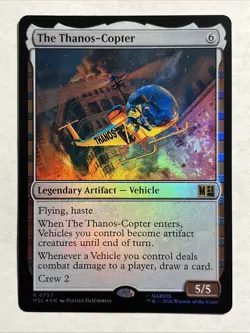 The Thanos-Copter Commander: Marvel Super Heroes Foil - Image 1