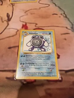 Pokemon Card - Poliwhirl - 38/102 - Base Set Shadowless - 1999 - Image 3