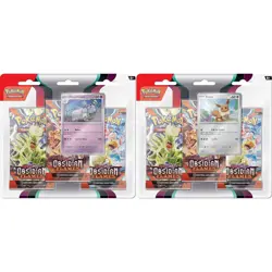 Pokemon TCG Scarlet & Violet - Obsidian Flames 3 Pack Blister - Case - Image 1