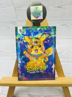 Pikachu as Scooby-Doo Cosplay Non- Pokemon Pop Culture Fan Art Trading Card - Image 1