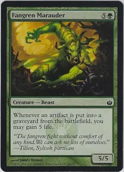 Magic The Gathering 1x FANGREN MARAUDER - Mirrodin Besieged Green Common NM MTG - Image 1