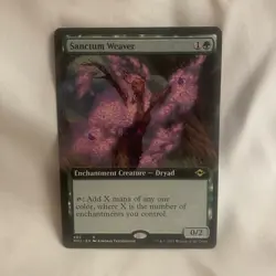 Wizards of the Coast Sanctum Weaver MH2 Borderless Foil Rare #0462 EN 2021 - Image 1
