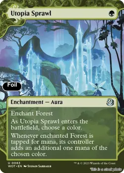 MTG Utopia Sprawl [WOT - 63] LP Foil - Image 1