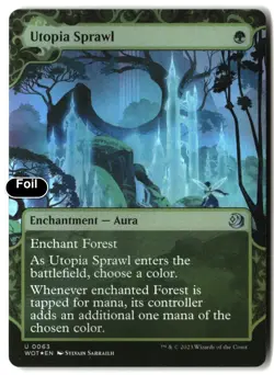 MTG Utopia Sprawl [WOT - 63] LP Foil - Image 2