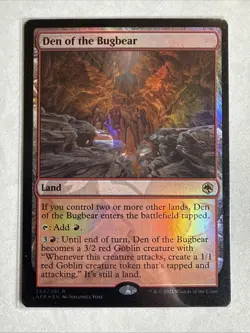 Unique & Misc Promos Den of the Bugbear - Foil - Ampersand Promo - V Light Play - Image 1