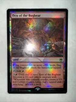 Unique & Misc Promos Den of the Bugbear - Foil - Ampersand Promo - V Light Play - Image 2