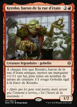 mtg magic krenko tin street kingpin FRENCH vf fr baron de la rue d'etain - Image 1