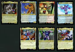 Complete FOIL Transformers Set 17 with Ravage & Laserbeak Tokens - MTG BOT - Image 4