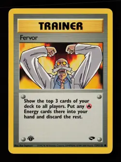 Fervor 124/132 1st Edition Common Gym Challenge Pokemon Cards - Image 1