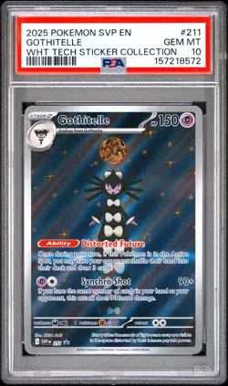2025 POKEMON SVP EN-SV BLACK STAR PROMO #211 GOTHITELLE PSA 10 - Image 1