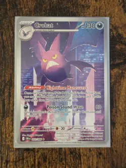 💥 Pokemon TCG Chaos Rising Crobat #093/086 Illustration Rare Holo - 2026 - Image 1