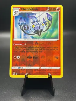 Chandelure 026/196 - Reverse Holo Pokemon Lost Origin - Image 1