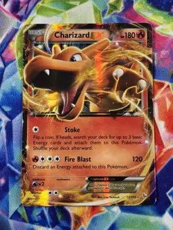 Pokemon Charizard EX 11/106 Flashfire Holo Ultra Rare English 180 HP Basic - Image 1