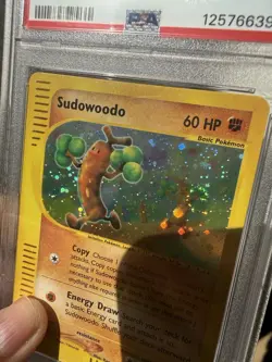 2003 POKEMON AQUAPOLIS #H24 SUDOWOODO-HOLO PSA 9. SWIRL - Image 5