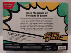 Pokemon Mega Evolution Ascended Heroes Mega Meganium Ex Box Factory Sealed - Image 2