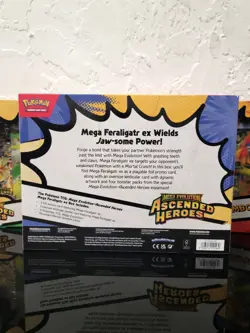 Pokemon Mega Feraligatr ex Box Ascended Hero’s - Image 2