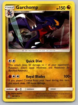 Garchomp 99/156 Rare Ultra Prism Pokemon Near Mint - Image 1