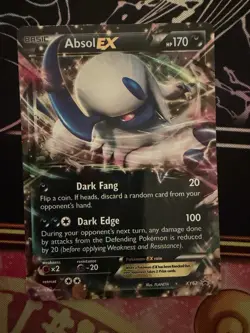 Pokemon - Absol EX XY62 Black Star Promo Holo LP - Image 1