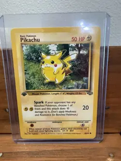 Wizards of the Coast Pokemon TCG Pikachu 60/64 Jungle 1st Ed Regular EN 50HP - Image 1