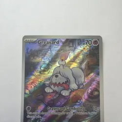 Pokemon TCG Greavard 214/198 Scarlet & Violet Illustration Rare Full Art Holo - Image 2