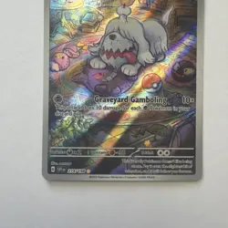 Pokemon TCG Greavard 214/198 Scarlet & Violet Illustration Rare Full Art Holo - Image 3