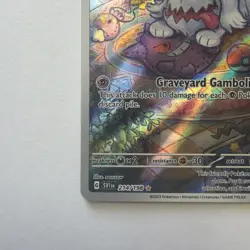 Pokemon TCG Greavard 214/198 Scarlet & Violet Illustration Rare Full Art Holo - Image 4
