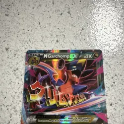 Pokemon TCG M Garchomp EX Promo Holo Mega XY168 210 HP English 2016 - Image 2