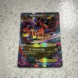 Pokemon TCG M Garchomp EX Promo Holo Mega XY168 210 HP English 2016 - Image 3