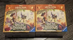 2026 Disney Lorcana Wilds Unknown NEW & SEALED LOT of 2 Trove Boxes - Image 1