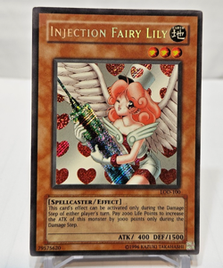 Injection Fairy Lily LOD-100 Secret Rare Unlimited Yugioh 7647 - Image 1