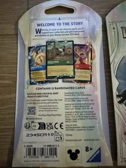 5x Fabled Sleeved Booster Packs New Sealed Disney Lorcana English - Image 2