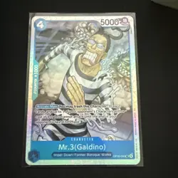 Mr.3(Galdino) OP16-056 SR NM One Piece The Time of Battle English - Image 1