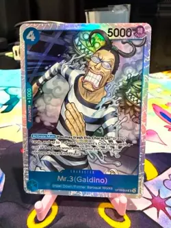 Mr.3(Galdino) OP16-056 SR The Time Of Battle One Piece Card English NM/M - Image 1
