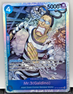 Mr.3 (Galdino) - OP16-056 - SR - The Time Of Battle - One Piece TCG - NM/M - Image 1