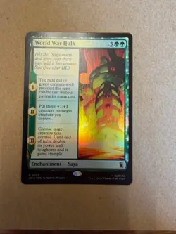 World War Hulk Marvel Super Heroes Foil Rare - Image 1