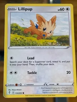 Lillipup 133/203 Common Evolving Skies Pokemon Card - Image 1