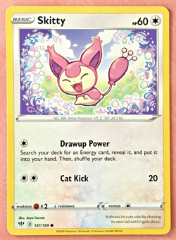 Skitty~ Cute Pink Pokemon Cards~ Pretty in Pink & Pastel Gallery - Image 1