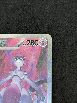 Mewtwo ex 125/098 SAR Pokemon Full Art Holo Chinese sv10F NM - Image 4